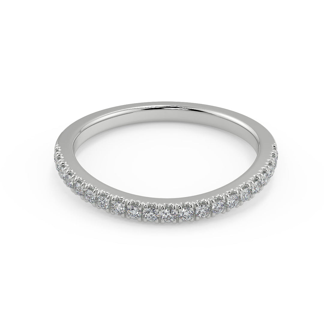 Allisson Halo Pave Princess Cut Diamond Engagement Ring