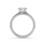Load image into Gallery viewer, Eileen Squared 4 Claw Solitaire Princess Cut Diamond Engagement Ring
