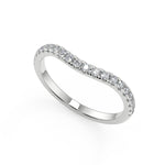 Load image into Gallery viewer, Hannah 6 Claw Crown Solitaire Round Cut Diamond Engagement Ring
