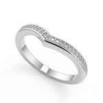 Load image into Gallery viewer, Zaria Bypass Micro Pave Princess Cut Diamond Engagement Ring
