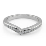 Load image into Gallery viewer, Zaria Bypass Micro Pave Princess Cut Diamond Engagement Ring
