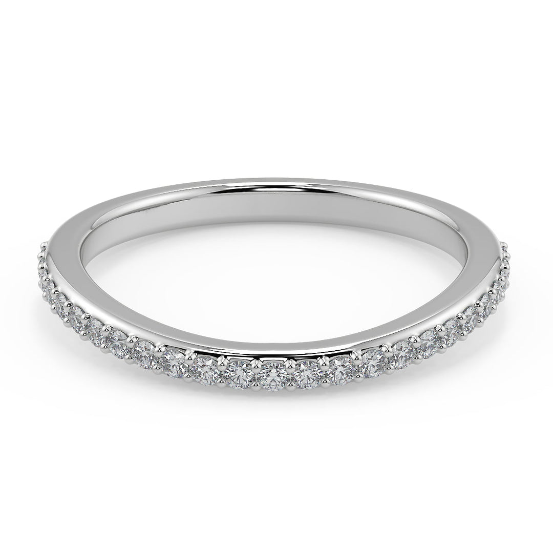 Jordin Double French-Set Split Shank Classic Princess Cut Diamond Engagement Ring