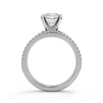 Load image into Gallery viewer, Taylor French Pave Classic Cushion Cut Diamond Engagement Ring
