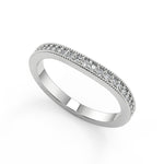 Load image into Gallery viewer, Danna Split Shank Pave Halo Princess Cut Diamond Engagement Ring
