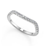 Load image into Gallery viewer, Maren Micro Pave Halo Princess Cut Diamond Engagement Ring
