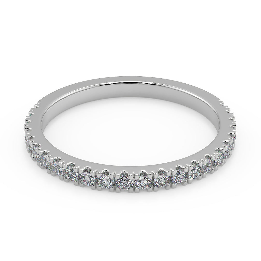 Hanna Promise Pave Cushion Cut Diamond Engagement Ring