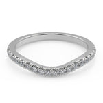 Load image into Gallery viewer, Gemma Classic 4 Prong Pave Princess Cut Diamond Engagement Ring
