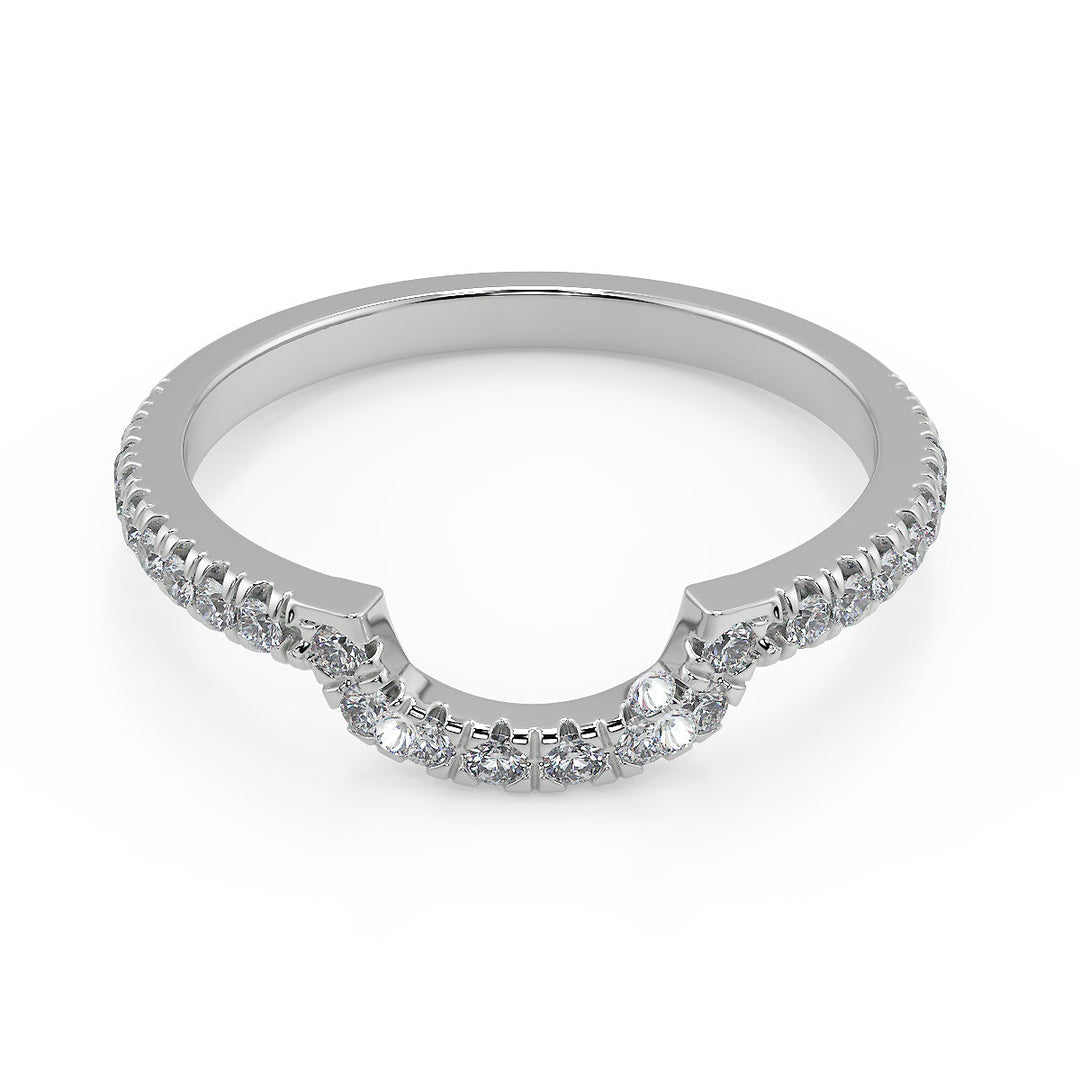 Jada Micro Pave Halo Cushion Cut Diamond Engagement Ring