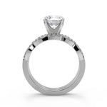 Load image into Gallery viewer, Rayne Infinity Pave Round Cut Diamond Engagement Ring

