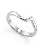 Load image into Gallery viewer, Elaine Bezel Set Twist Solitaire Princess Cut Diamond Engagement Ring
