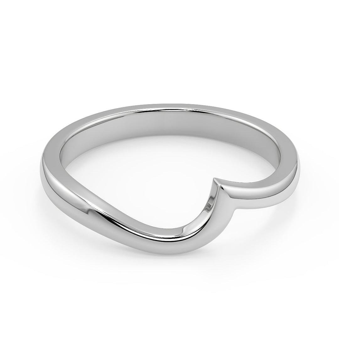 Alma Bezel Set Twist Solitaire Round Cut Diamond Engagement Ring