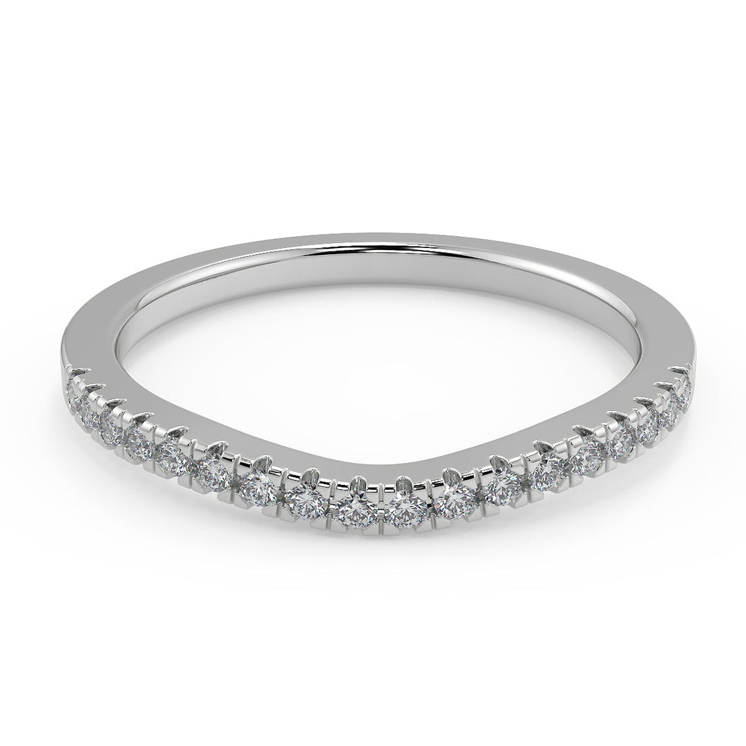 Hadley Pave Halo Round Cut Diamond Engagement Ring