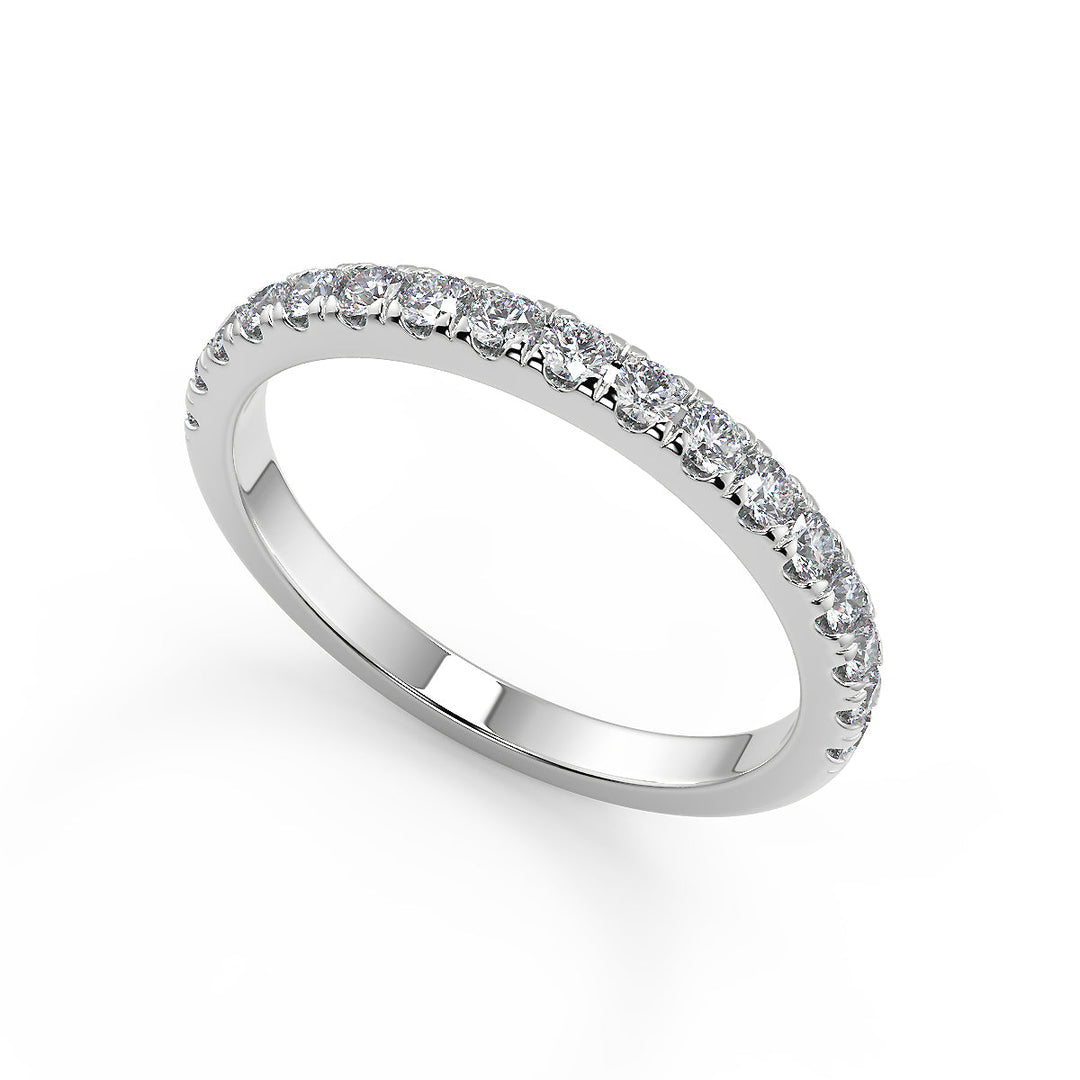 Lara Halo 4 Prong Round Cut Diamond Engagement Ring