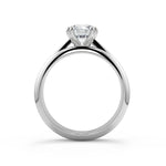 Load image into Gallery viewer, Laylah Double Prong Solitaire Round Cut Diamond Engagement Ring
