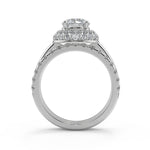 Load image into Gallery viewer, Natalia Double Halo Round Cut Diamond Engagement Ring
