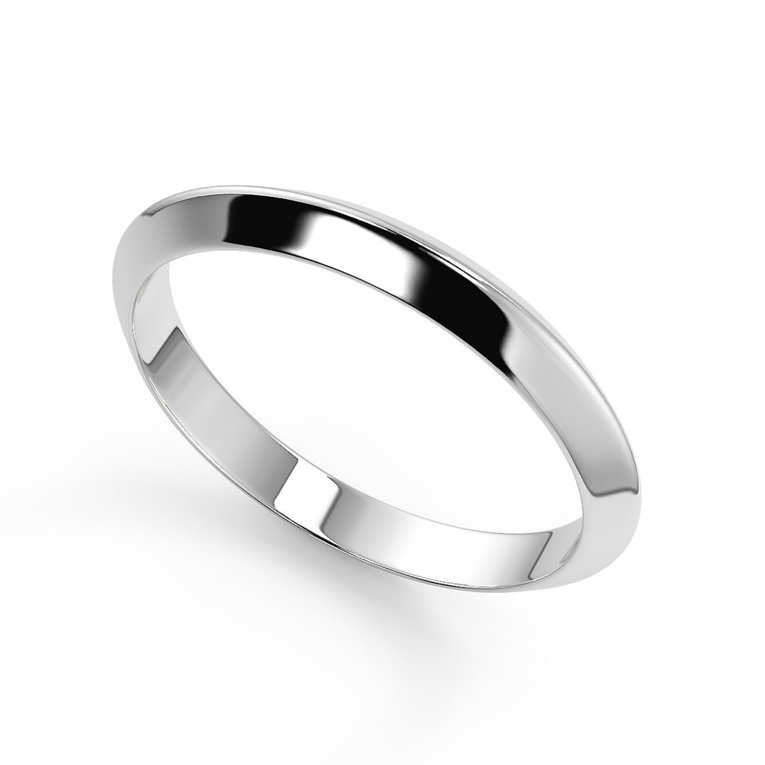 Amara Knife Edge 4 Prong Solitaire Round Cut Diamond Engagement Ring