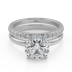 Load image into Gallery viewer, Isis Comfort Fit 4 Prong Solitaire Round Cut Diamond Engagement Ring
