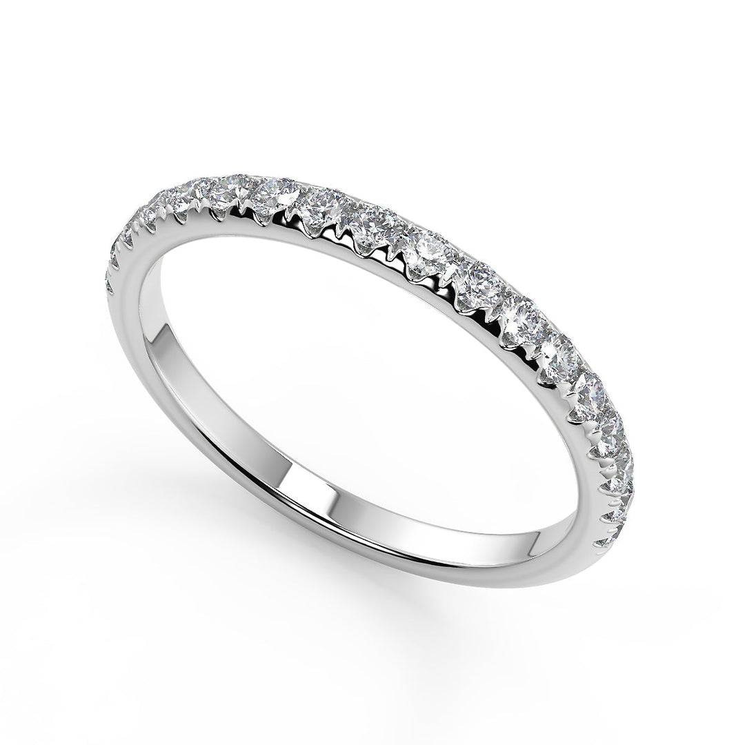 Emmy Infinity Solitaire Rope 4 Prong Round Cut Diamond Engagement Ring