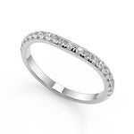 Load image into Gallery viewer, Averi French Pave Flush Fit 4 Prong Round Cut Diamond Engagement Ring
