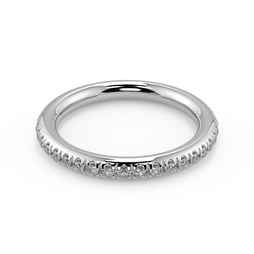 Lorelei Pave Twist Rope Cushion Cut Diamond Engagement Ring
