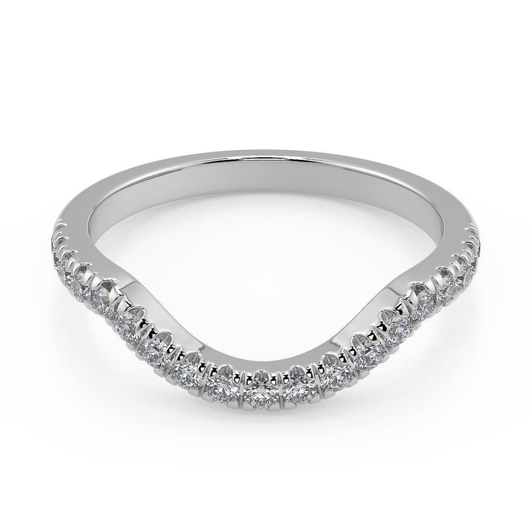 Cecelia Double Halo Pave Cushion Cut Diamond Engagement Ring
