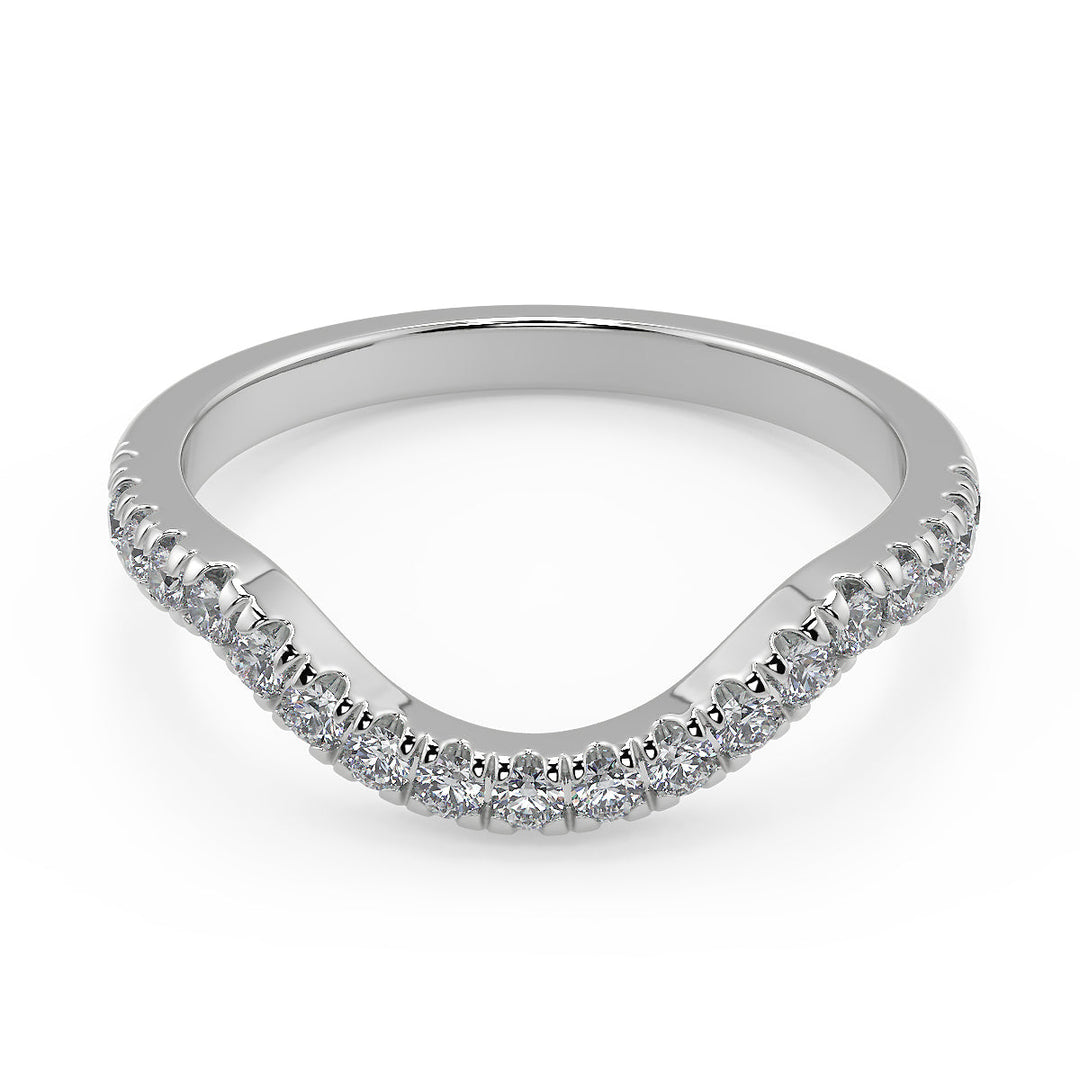 Natalya Double Halo Pave Princess Cut Diamond Engagement Ring