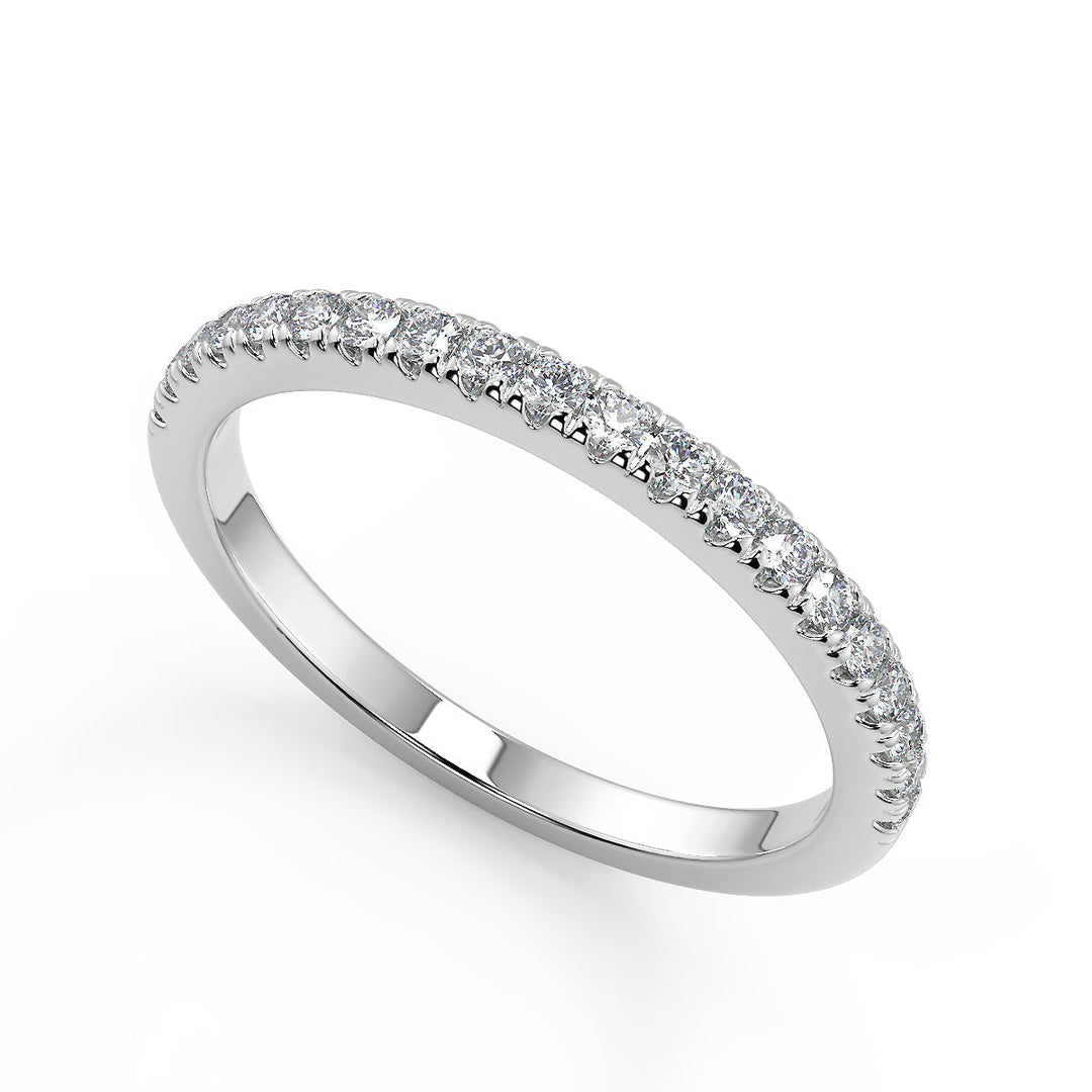 Alice Classic Pave Halo Cushion Cut Diamond Engagement Ring