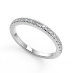 Load image into Gallery viewer, Nathalie Halo Semi Solitaire Round Cut Engagement Ring - Nivetta
